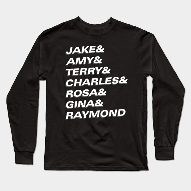 Brooklyn Nine-Nine Squad Long Sleeve T-Shirt by laimutyy